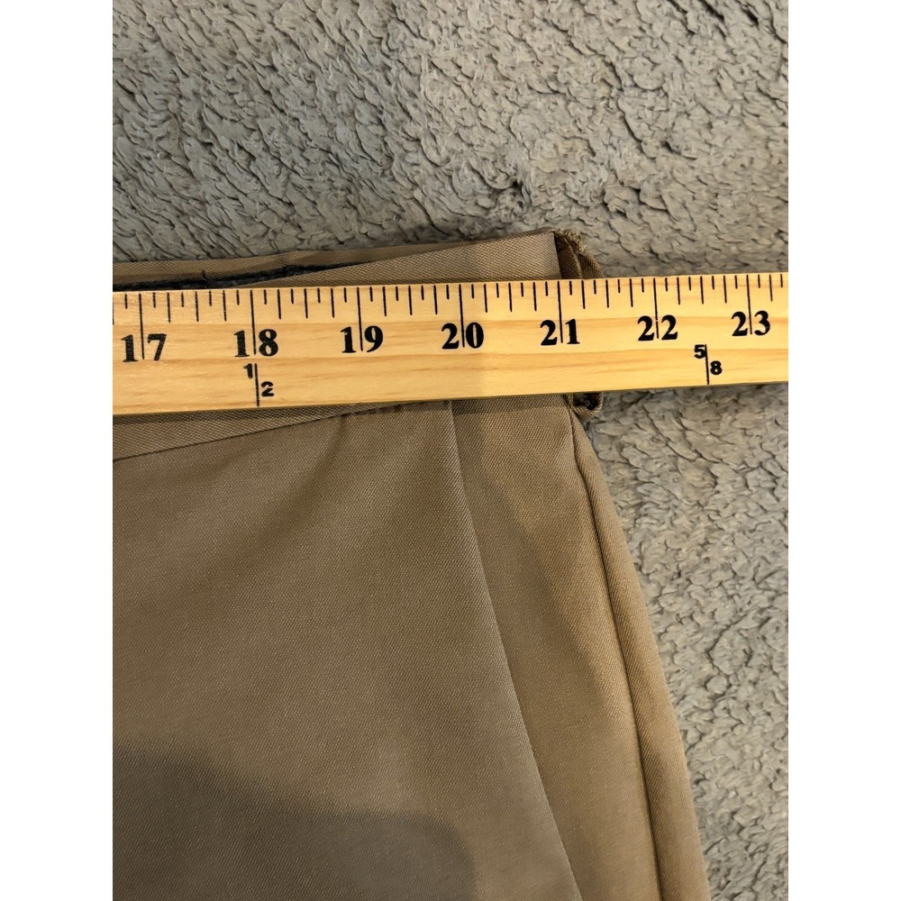 Haggar Cool Right Performance Flex Classic Fit Khaki Pants Mens 42x30 Golf Beige - Picture 4 of 6